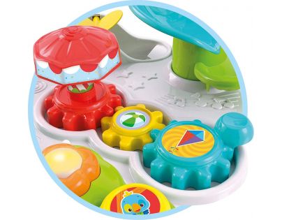 Clementoni Clemmy baby Veselý hrací stolek s kostkami a zvířátky