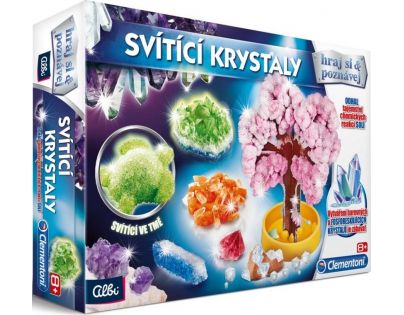 Clementoni Dětská laboratoř Svítící krystaly