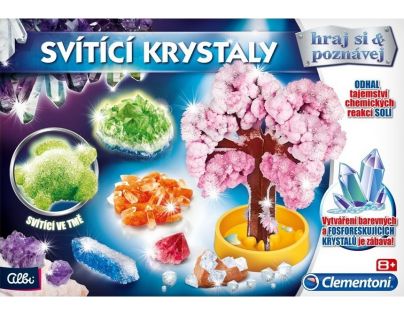 Clementoni Dětská laboratoř Svítící krystaly