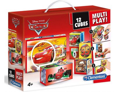 Clementoni Disney Kostky Cars Multi Play 12 kostek