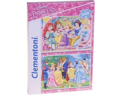 Clementoni Disney Princes Supercolor Princezny Puzzle 2 x 20 dílků