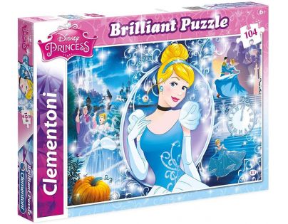 Clementoni Disney Princess Puzzle Briliant 104 dílků