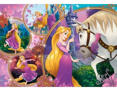 Clementoni Disney Princess Puzzle Supercolor Na Vlásku 250 dílků