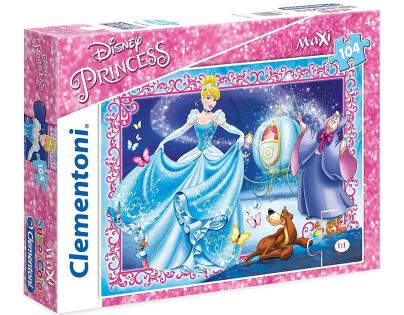 Clementoni Disney Princess Puzzle Supercolor Popelka Maxi 104 dílků
