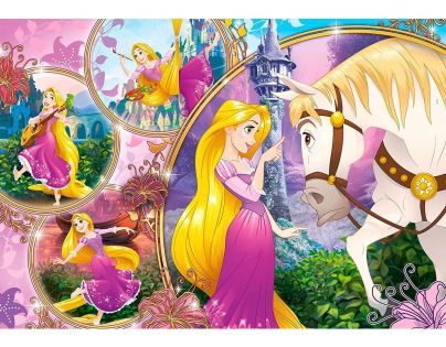 Clementoni Disney Princess Supercolor Puzzle Maxi Na Vlásku 24 dílků