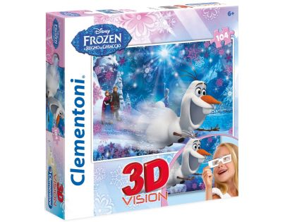 Clementoni Disney Puzzle 3D Vision Frozen 104d
