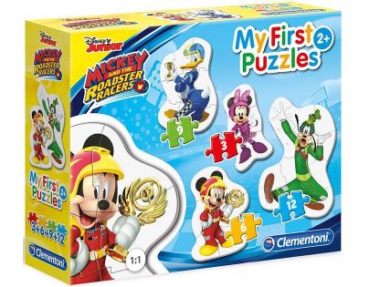 Clementoni Disney Puzzle Mickey závodník 3+6+9+12