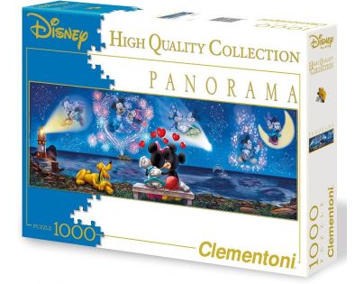 Clementoni Disney Puzzle Panorama Mickey a Minnie 1000 dílků