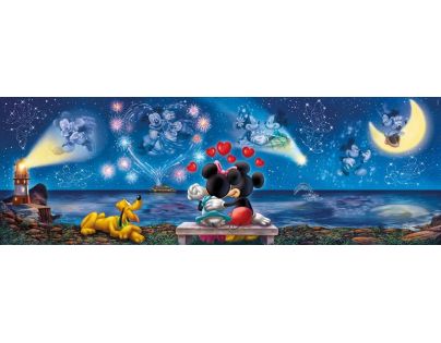 Clementoni Disney Puzzle Panorama Mickey a Minnie 1000 dílků