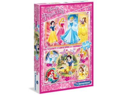 Clementoni Disney Puzzle Princezny 2 x 60 dílků