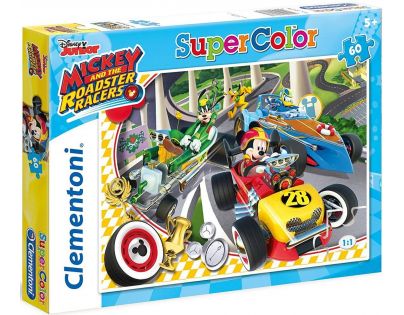 Clementoni Disney Puzzle Supercolor Mickey závodník 60 dílků