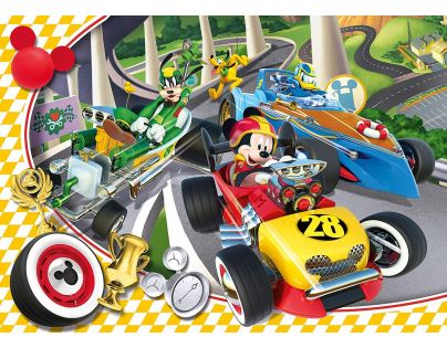 Clementoni Disney Puzzle Supercolor Mickey závodník 60 dílků