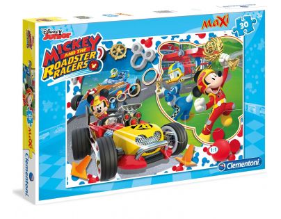 Clementoni Puzzle Maxi 30 dílků Mickey závodník