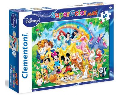 Clementoni Disney Supercolor Maxi Puzzle 60 dílků
