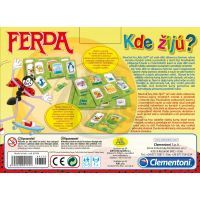 Clementoni 99776 - Ferda Kde žijí? 2