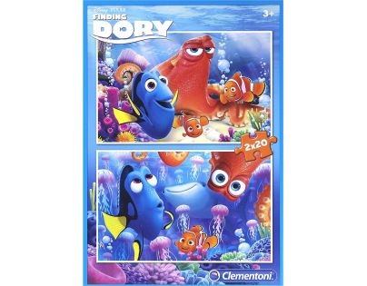 Clementoni Hledá se Dory Puzzle 2 x 20 dílků
