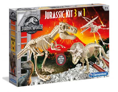 Clementoni Jurský svět Sada T-Rex 3v1