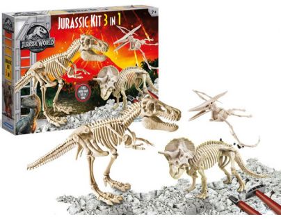 Clementoni Jurský svět Sada T-Rex 3v1