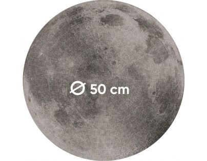 Clementoni Kulaté Puzzle 500 dílků Měsíc