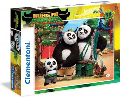 Clementoni Kung Fu Panda 3 Supercolor Puzzle Maxi 24 dílků