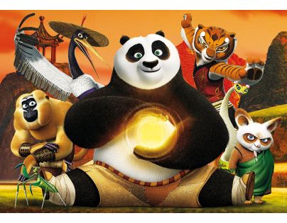 Clementoni Kung Fu Panda Supercolor Puzzle Maxi 24 dílků