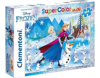 Clementoni Ledové království Puzzle Supercolor Maxi 104d