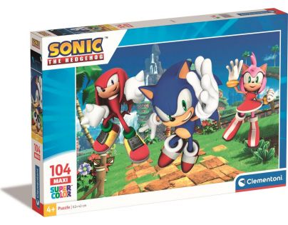 Clementoni Maxi Puzzle 104 dílků Sonic