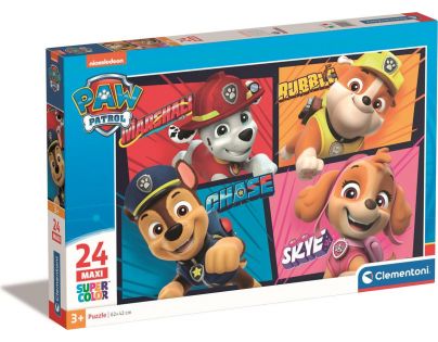 Clementoni Maxi Puzzle 24 dílků Tlapková patrola