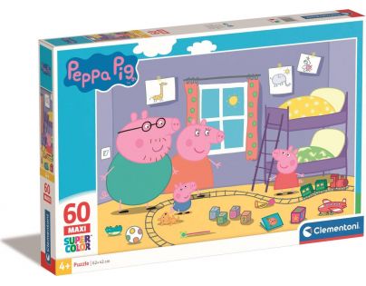 Clementoni Maxi Puzzle 60 dílků Prasátko Peppa