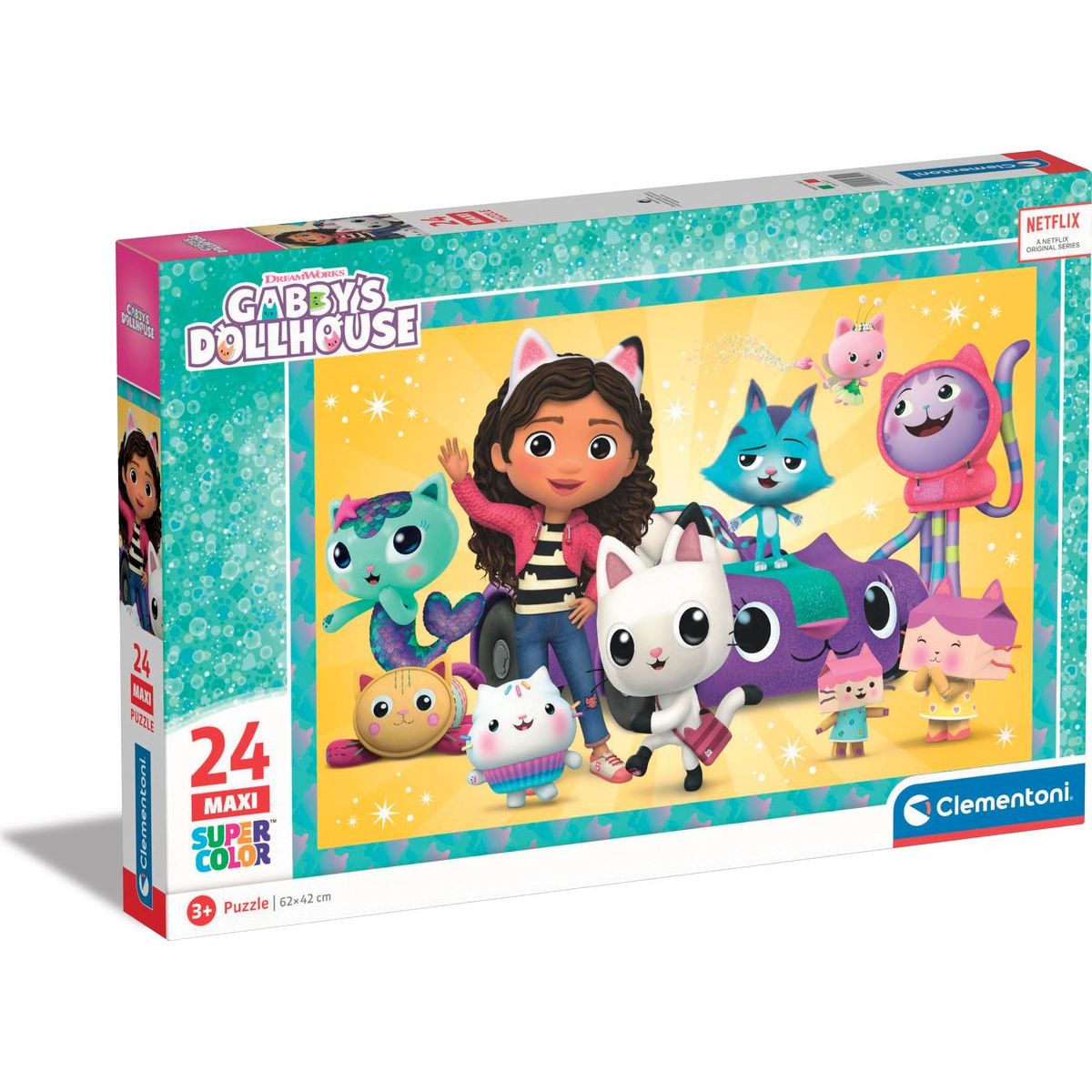 Clementoni Puzzle maxi Gábinin kouzelný domek 24 dílků | 4KIDS.cz