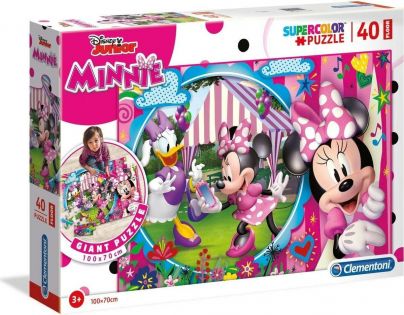 Clementoni Puzzle Supercolor floor Minnie 40 dílků