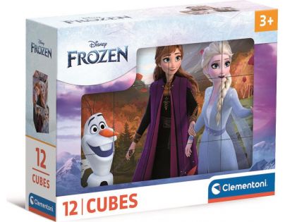 Clementoni Obrázkové kostky 12 ks Ledové království