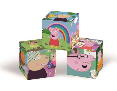 Clementoni Obrázkové kostky 12 ks Prasátko Peppa