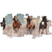 Clementoni Panoramatické Puzzle 1000 dílků Koně 2