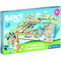 Clementoni Podlahové puzzle s interaktivním perem Bluey