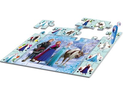 Clementoni Podlahové puzzle s interaktivním perem Ledové království
