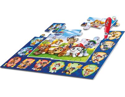 Clementoni Podlahové puzzle s interaktivním perem Tlapková Patrola