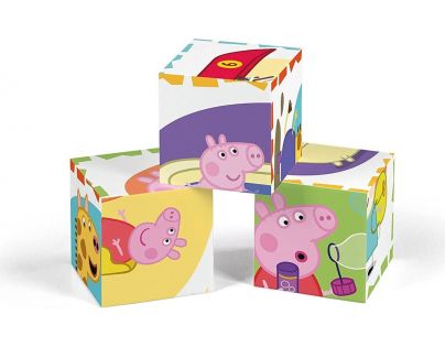 Clementoni Prasátko Peppa Kostky 6 kusů