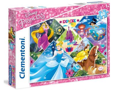 Clementoni Princess Puzzle Supercolor 60 dílků