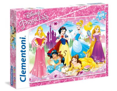 Clementoni Princess Supercolor Puzzle 104 dílků