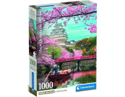 Clementoni puzzle 1000  Hrad Himeji na jaře