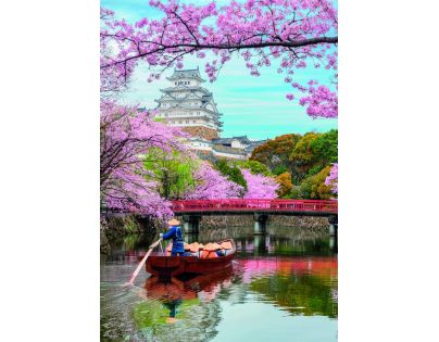 Clementoni puzzle 1000  Hrad Himeji na jaře