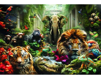 Clementoni puzzle 1000  Mystická Džungle