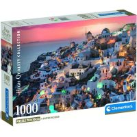 Clementoni puzzle 1000  Odstíny Santorini