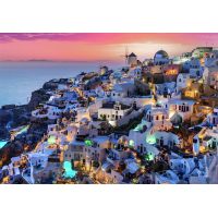 Clementoni puzzle 1000  Odstíny Santorini 2