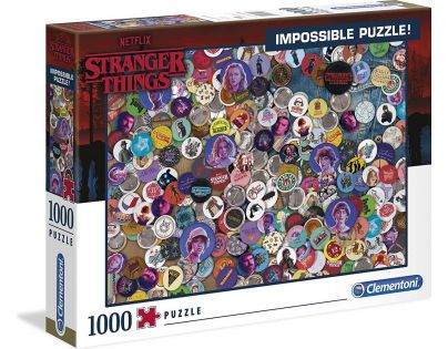 Clementoni Puzzle Stranger things Impossible 1000 dílků