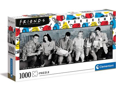 Clementoni Puzzle panorama Friends 1000 dílků