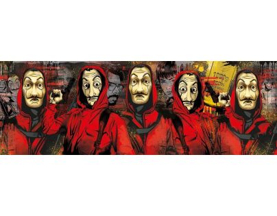 Clementoni Puzzle panorama La casa de papel 1000 dílků