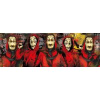 Clementoni Puzzle panorama La casa de papel 1000 dílků