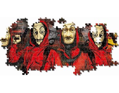 Clementoni Puzzle panorama La casa de papel 1000 dílků